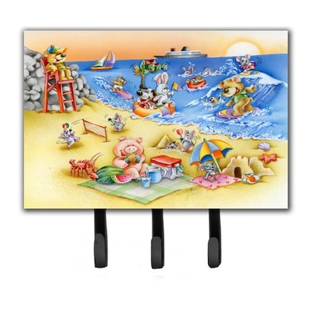 Carolines Treasures Animals Swimming at the Beach Leash or Key Holder APH6822TH68